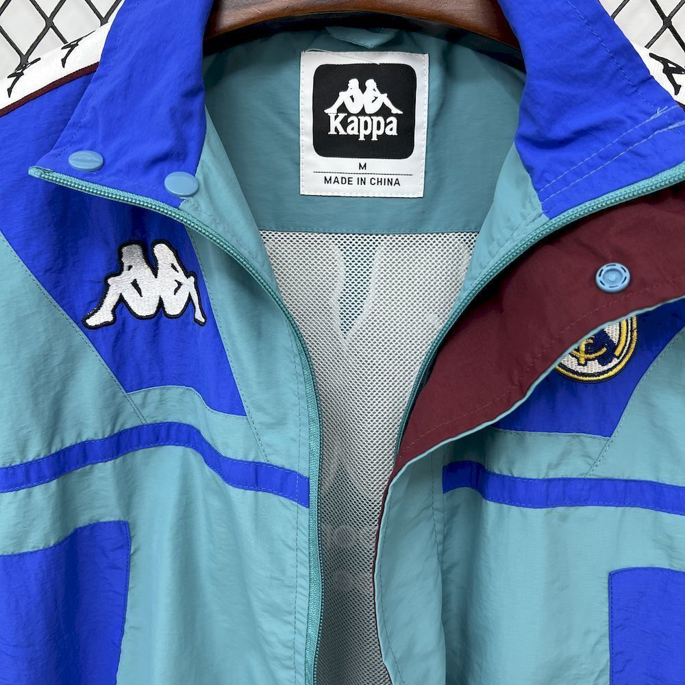 Real Madrid 2025/2026 OG Style Green Windbreaker Jacket