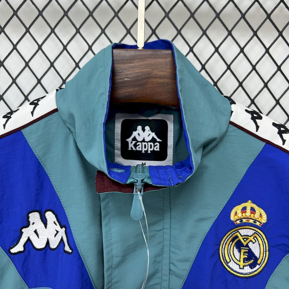 Real Madrid 2025/2026 OG Style Green Windbreaker Jacket