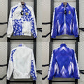 Real Madrid 2025/2026 White & Blue Reversible Windbreaker Jacket