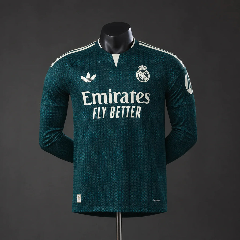 Real Madrid 2026/2027 Away Long Sleeve Player Jersey