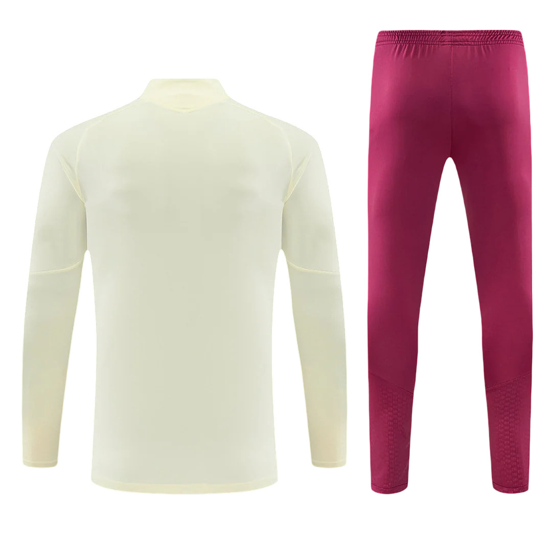 Real Madrid 2026/2027 Beige and Pink Tracksuit