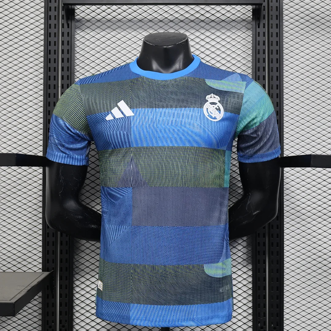 Real Madrid Aqua Grid Limited Jersey