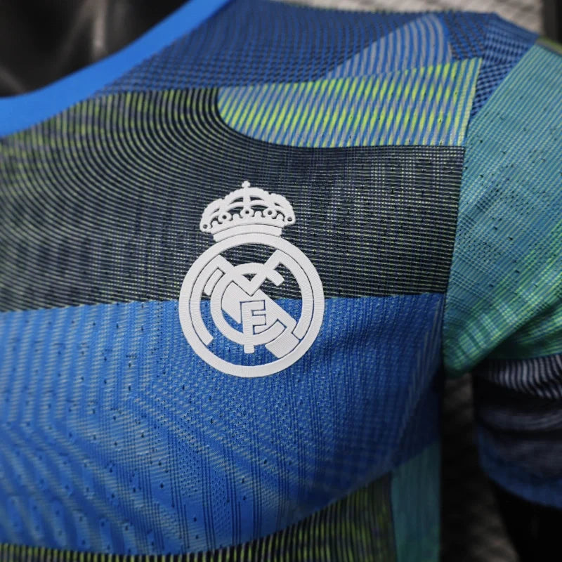 Real Madrid Aqua Grid Limited Jersey