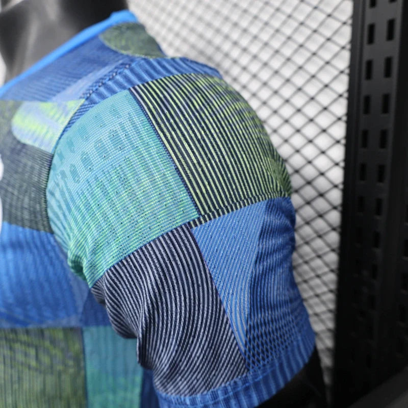 Real Madrid Aqua Grid Limited Jersey