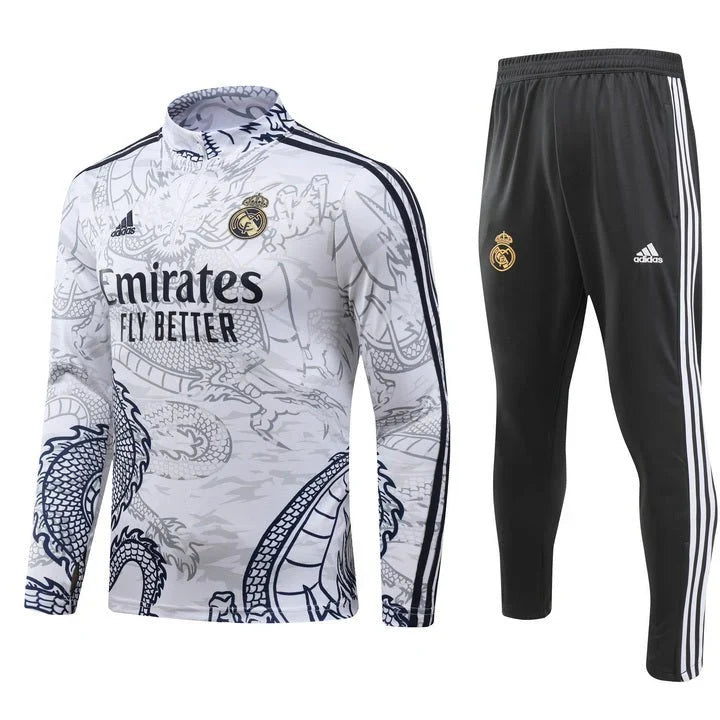 Real Madrid Dragón Blanco Tracksuit
