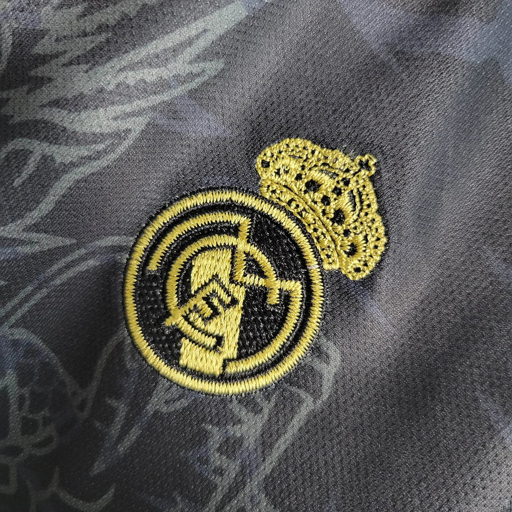 Real Madrid Dragón Negro Limited Jersey Kids Size