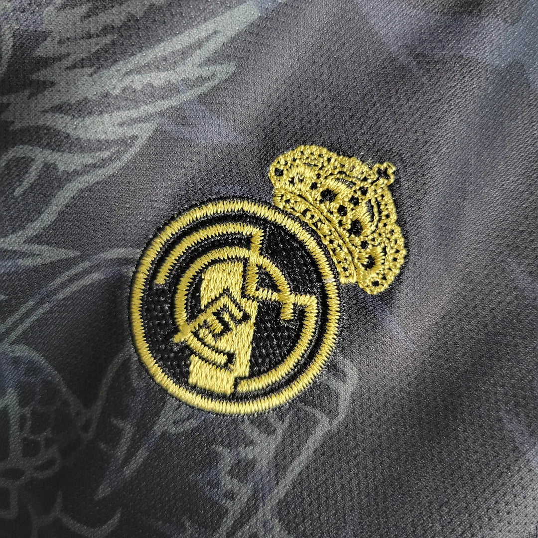 Real Madrid Dragón Negro Limited Jersey Kids Size