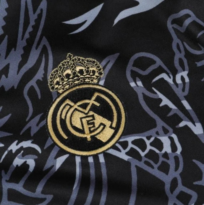 Real Madrid Dragón Negro Tracksuit