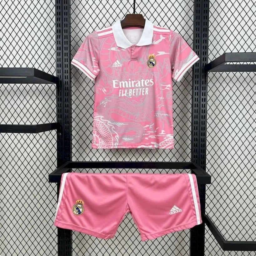 Real Madrid Dragón Rosa Limited Jersey Kids Size