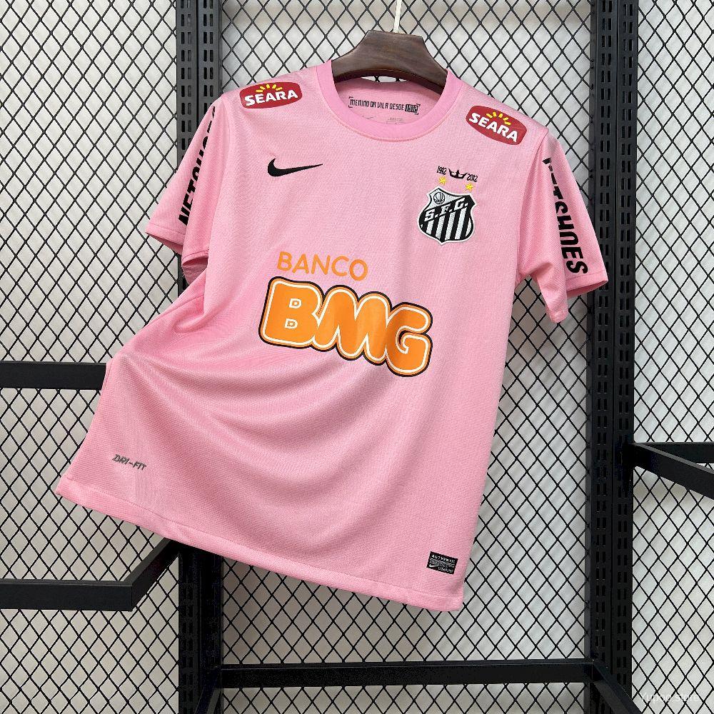 Santos 2012 Home Pink Limited Retro Jersey