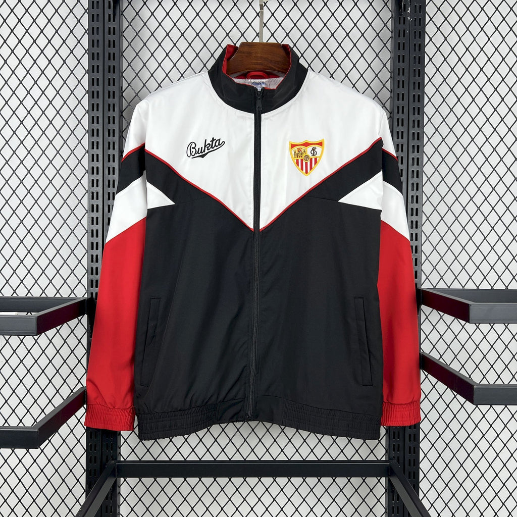 Sevilla 2025/2026 Retro Windbreaker Jacket