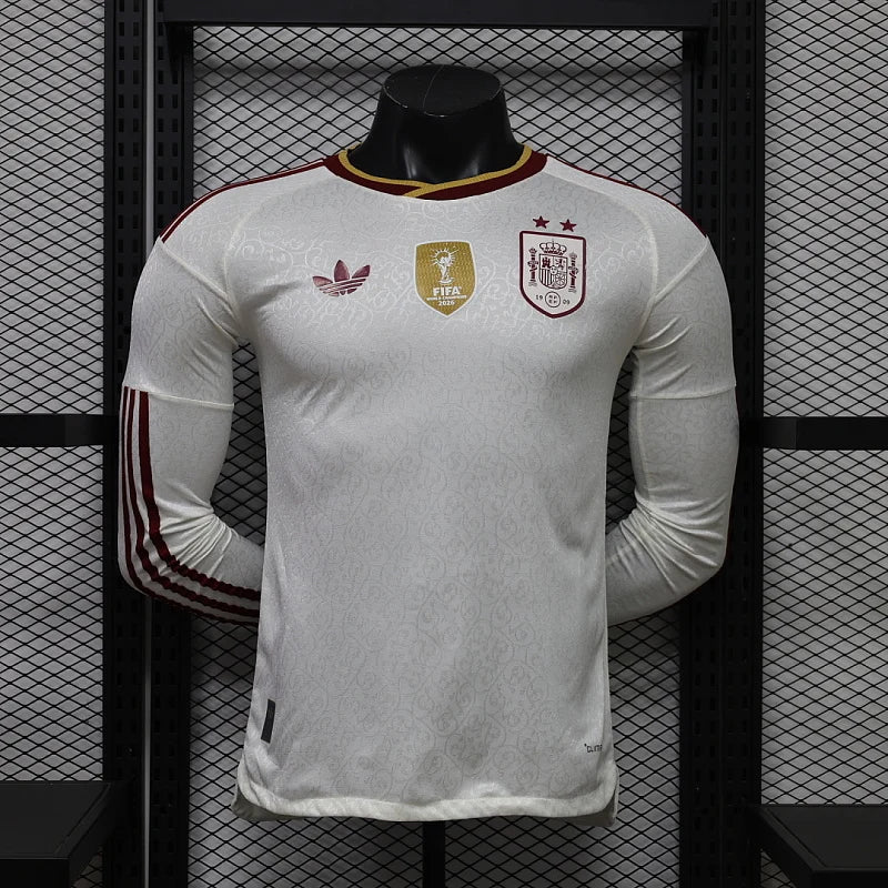 Spain 2026 Away Long Sleeve Player Jersey