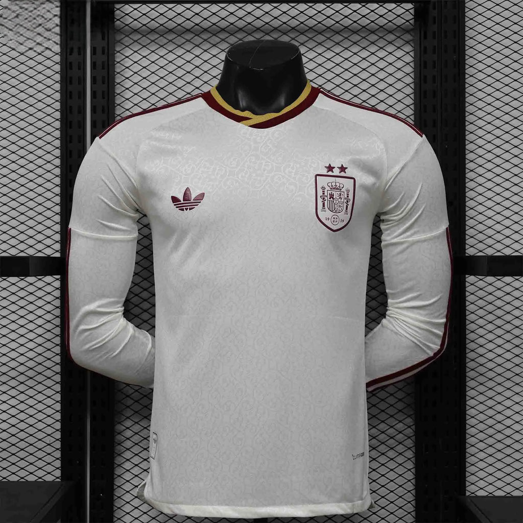 Spain 2026 Away Long Sleeve Player Jersey