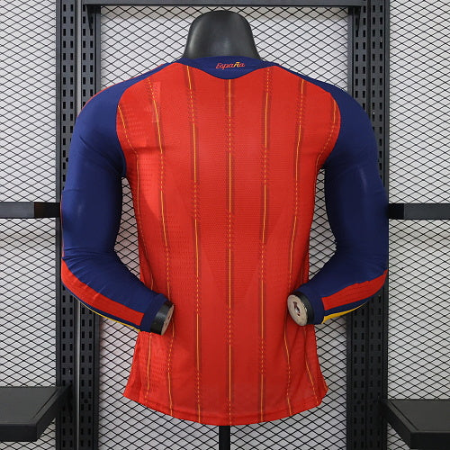 Spain 2026 Home Long Sleeve Player Jersey
