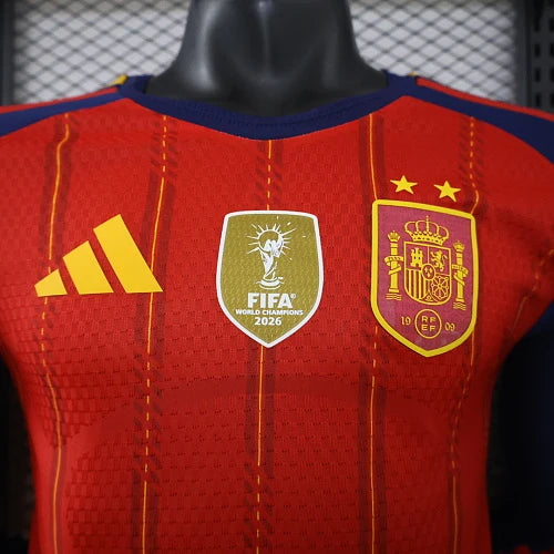 Spain 2026 Home Long Sleeve Player Jersey