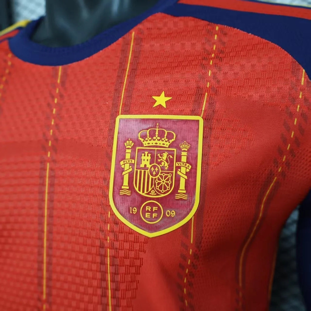 Spain 2026 Home Long Sleeve Player Jersey