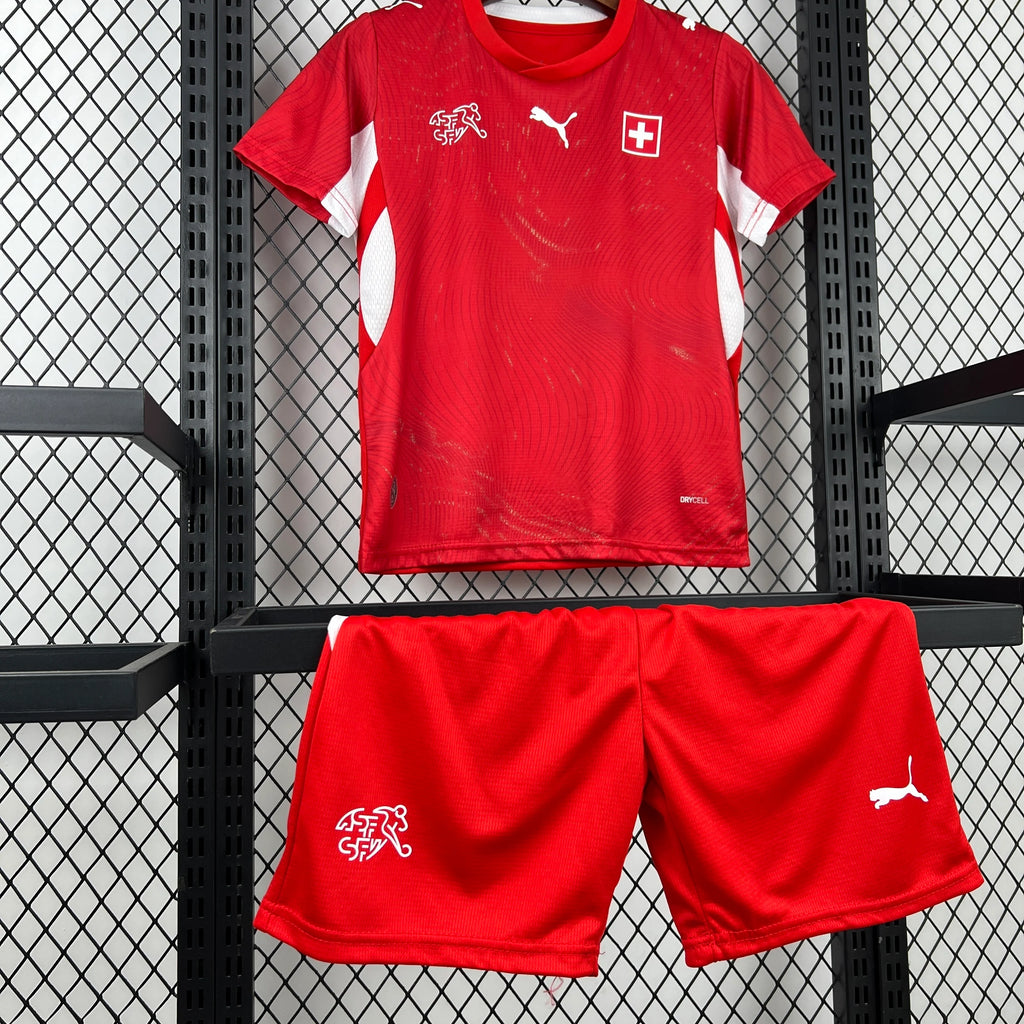 Switzerland 2026 Home World Cup Kit Kids Size