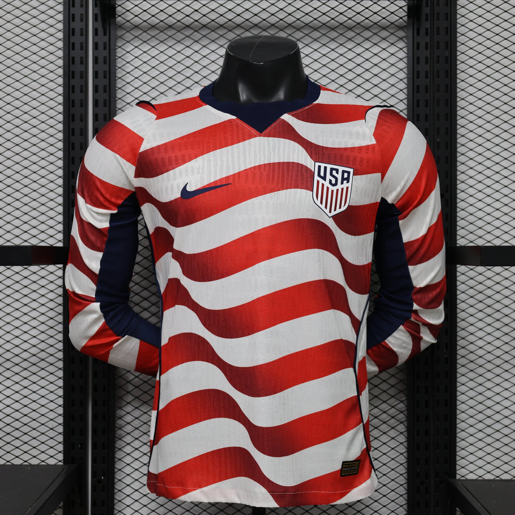 USA 2026 Home Long Sleeve Player Jersey